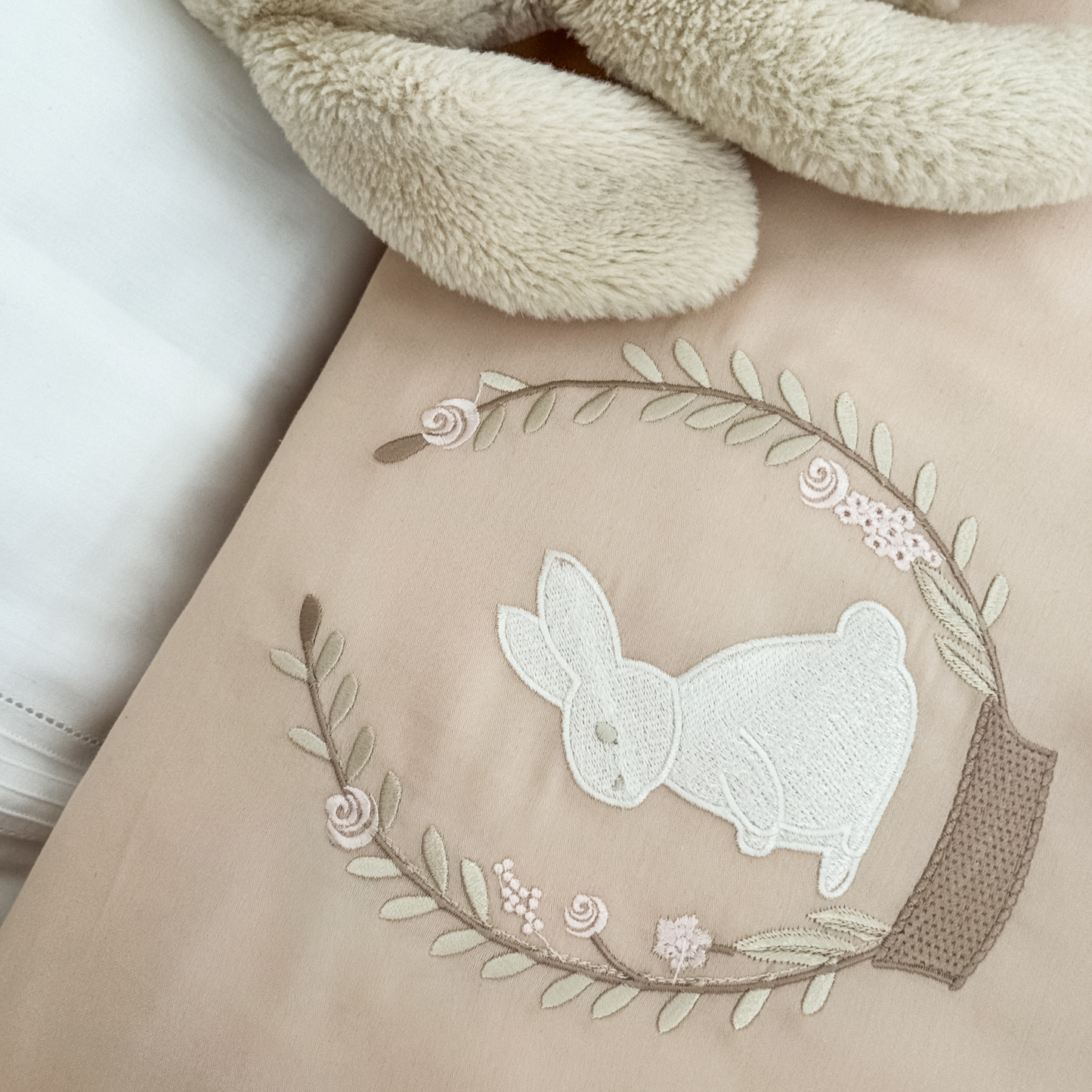 Tavşan Bebek Pike Nevresim Seti