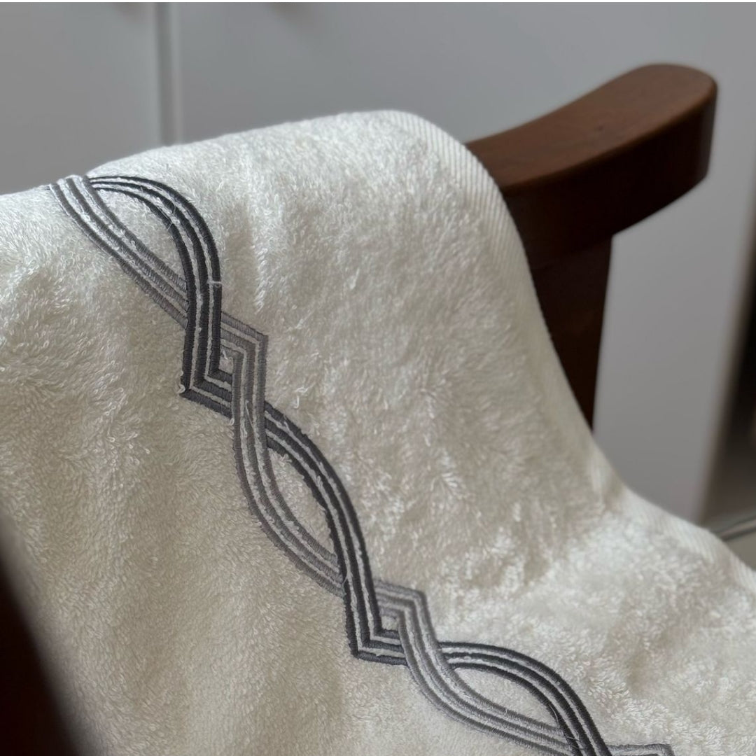 Ekru Bambu 2’li Havlu Seti