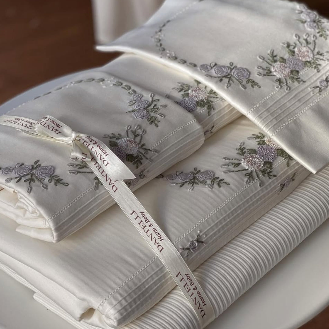 Ortanca Çift Kişilik – 7 Parça Nevresim + Pike Set