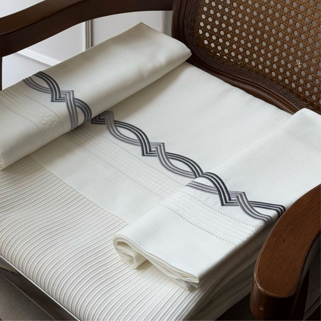 Su Yolu Çift Kişilik – 7 Parça Nevresim + Pike Set