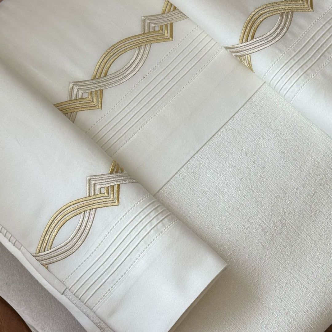 Su Yolu Çift Kişilik – 7 Parça Nevresim + Pike Set